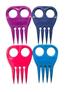 New! 3 1/2" long TOUGH-1 PLASTIC BRAIDING COMB For horse grooming 4 COLORS! - Picture 1 of 5