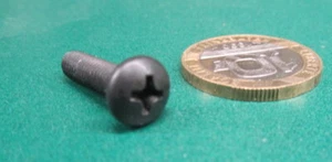 18-8 Schwarzoxid Linsenkopf Kreuzschlitz Maschinenschraube 10-32 x 3/4", 100 Stück - Bild 1 von 12