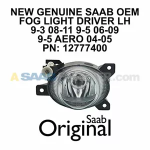 SAAB NIEBLA LIGHT 9-3 08-11 9-5 04-09 CONTROLADOR AERO IZQUIERDO NUEVO ORIGINAL FABRICANTE DE EQUIPOS ORIGINALES 12777400 - Imagen 1 de 3