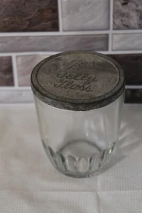 Vintage Ball Glass Jelly Jar With Lid 1945 #3 - Picture 1 of 7