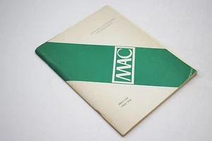 MAC McCrone Accessories & Components Catalogue/Manual/Price Guides Microscopy - Picture 1 of 6