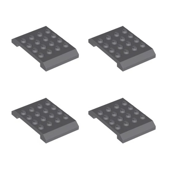 NUEVO LEGO® Piezas 4x Carro de Tren Teja Cuña 4 x 6 x 2/3 Gris Oscuro 32739 Foto 1 de 1