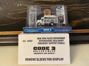 Código 3 #12552 Policía de Nueva York Policía Internacional Saulsbury ESU Apoyo 1:64 - Imagen 1 de 3