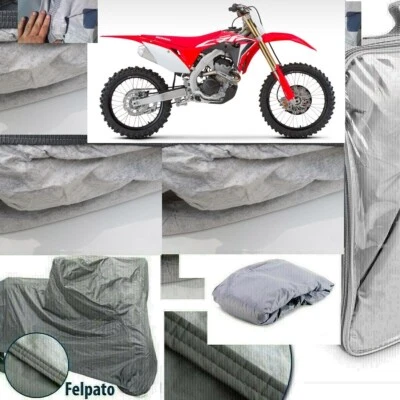 TELO COPRIMOTO TELATO FELPATO HONDA CRF 250 RF ENDURO ANNO 2016 IMPERMEABILE ANT - Immagine 1 di 4