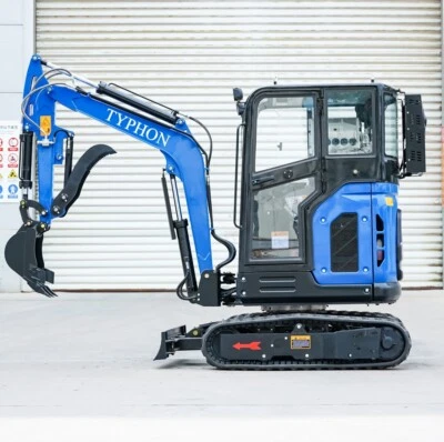 Miniexcavadora 6.000 lb calentador de aire acondicionado cabina zanja excavadora EPA diésel Kubota V1505 Foto 1 de 4