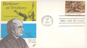 1977 FDC - Scott # 1722 - Herkimer at Oriskany - Spectrum Cachet - Imagen 1 de 1