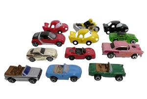 12 Vintage Micro Miniature Cars Micro machines MEGABLOCKS HOTWHEELS Disney Cars - Picture 1 of 12