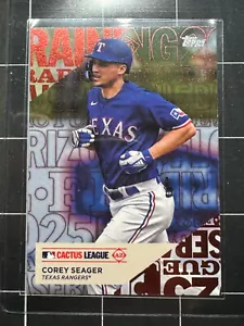 2025 Topps Series 1 Corey Seager Training Grounds Insert #TG-14 Texas Rangers - Picture 1 of 1