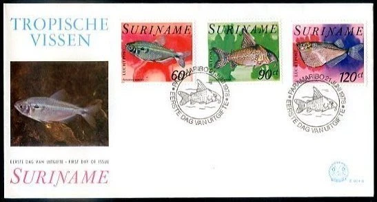 SURINAME - FISH, FDC, 1978 - Image 1 of 1