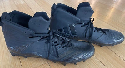 Adidas Freak X Carbon Mid Black Football Cleats - BW0866 - Men’s Size 18 - NEW - Image 1 of 4