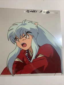 Inuyasha Animation Cel With Original Matching Background Water Damaged Bg - Picture 1 of 16