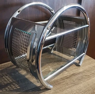 Chrome glass Pie Cooling Rack  2 Tier Pastry hanging countertop shelf Rack baker Foto 1 de 4