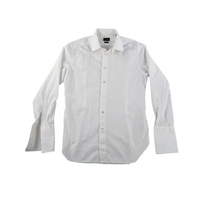 Camisa de vestir Ermenegildo Zegna para hombre 15,5 39 blanca trofeo calce regular manga larga Foto 1 de 4