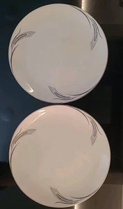 2 Flintridge China California Chalice Wheat Pattern 10 3/8" Dinner Plate (B3-B10 - Picture 1 of 5