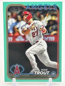 2024 Topps Serie 1 - Mike Trout #27 Aqua - Foto 1 di 2