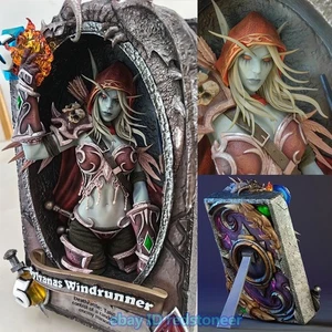Statua Sylvanas Windrunner World of Warcraft Art H31cm Modellino Collezione - Foto 1 di 10