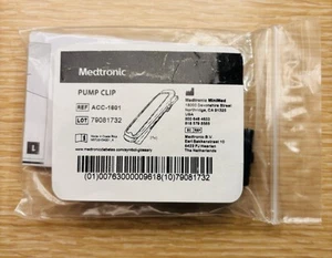 Genuine Medtronic Black Belt Clip for MiniMed 770G 780G 630G 670G Pumps ACC-1601 - Picture 1 of 2