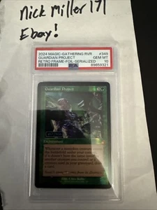 Guardian Project (Retro Frame) (Serial Numbered) Ravnica Remastered Foil Psa10!! - Picture 1 of 2