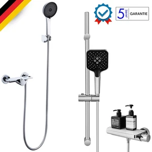 Badewannenarmatur Duschset Wannenarmatur Wasserhahn Bad mit Handbrause Armatur - Bild 1 von 20