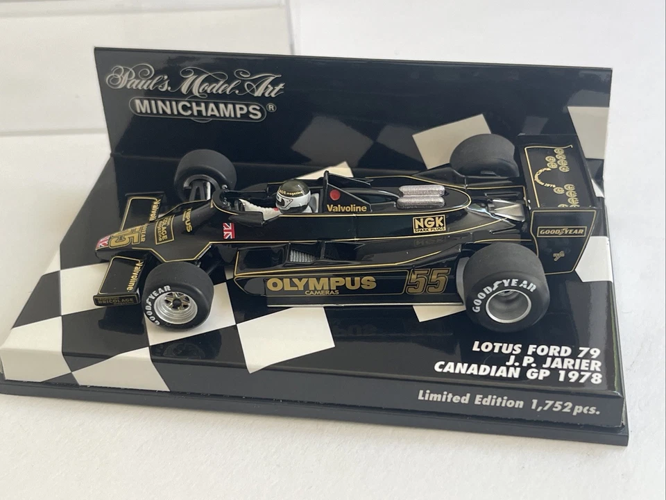 Model F1 car Lotus Ford 79 Jarier Canadian GP 1978 Minichamps 400 780055 1:43rd - Image 1 of 4