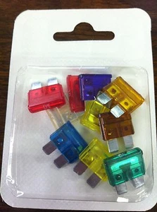 Surtido de fusibles automáticos de hoja - (paquete de 10 fusibles) ENVÍO GRATUITO, 3 a 30 amperios - Imagen 1 de 1