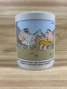 Taza de café The Far Side Gary Larson 1998 arte y ocio interior amarillo - Imagen 1 de 5