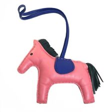 HERMES Horse Rodeo Charm MM strap Bag Charm Anyo Miro Pink x blue x gray