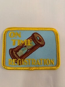 New Vintage GSA Girl Scout Patch Badge On Time Registration - Picture 1 of 2