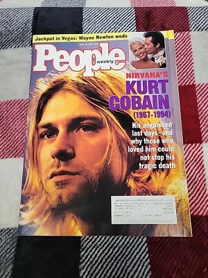 People Magazine April 25, 1994 Nirvana's Kurt Cobain 1967-1994 Vintage Unread  Foto 1 de 4