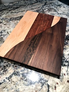 Long Grain WOVEN Cutting Board  15-1/8” x 20-5/8” x 3/4” (1-3/8” including feet) - Picture 1 of 3