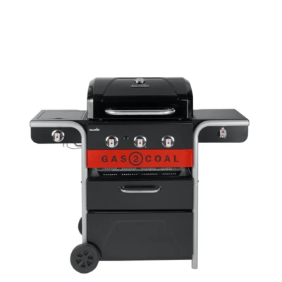 Char-Broil Gas2Coal 2.0 330 3-Burner Gas & Charcoal Combi Grill - Black - Hybrid - Image 1 of 4