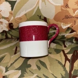 ¡TAZA DEMITASSE RUBÍ EN POLVO DE MADERA DE CUÑA! - Imagen 1 de 7