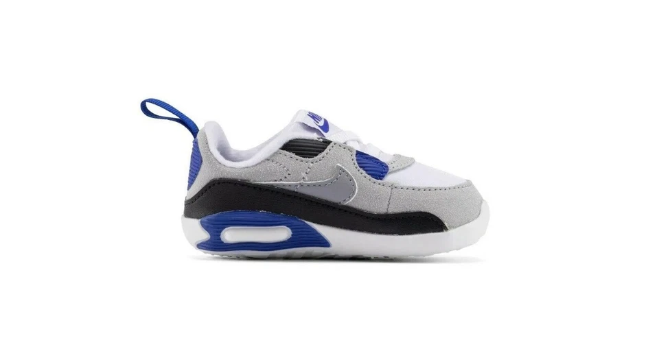 Nike Max 90 Crib White/particle Grey Ci0424-103 Toddler Size 4c Medium