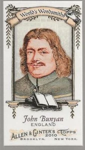 John Bunyan 2010 Topps Allen & Ginter #WGWS13 Mini World's Greatest Word Smiths - Bild 1 von 2