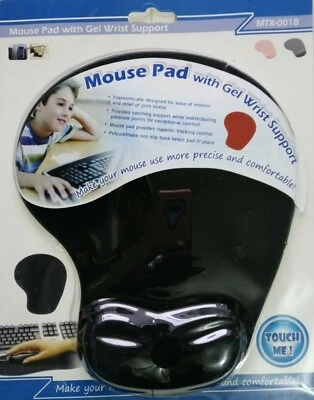 Ergonomic Mouse Pad with Wrist Support, Gaming Mouse Mat with Gel Wrist Rest, Ea - Image 1 of 4