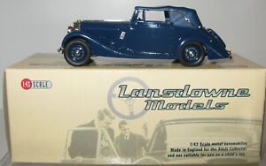 Lansdowne Models 1:43 LDM 47 1936 Railton Fairmile 3 Position DHC Blue MINT