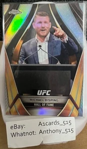 Michael Bisping - 2024 Topps Chrome UFC Hall Of Fame #EMB-7 - Refractor - Picture 1 of 3