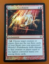 1x Heretic's Punishment | FOIL | Innistrad | MTG Magic Cards
