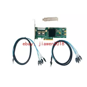 LSI 9211-8i 6G SAS HBA FW:P20 modalità IT ZFS FreeNAS unRAID 2* SFF-8087 SATA US - Foto 1 di 6