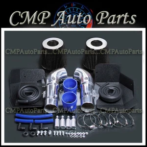 BLUE BLACK fit 2008-2013 INFINITI G37 3.7 3.7L DUAL COLD AIR INTAKE KIT SYSTEMS - Picture 1 of 1