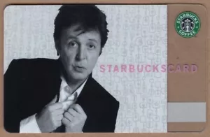 Starbucks Coffee Gift Card 'PAUL MCCARTNEY' Rare Collection 2007 - The Beatles - Picture 1 of 3