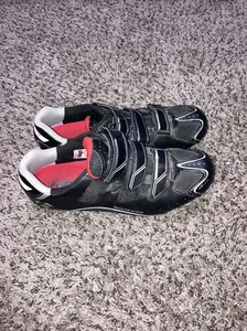 BONTRAGER Inform Race Road Black 3 Strap Cycling Shoes Men's Size 12 US 45 EU - Picture 1 of 5