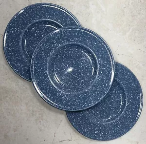 Mikasa Ultrastone Country Blue Lot Of (3) Saucers 6 1/2" CU501 Japan - Picture 1 of 12