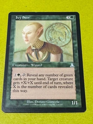 MTG Ivy Seer Urza's Destiny 110/144 Regular Uncommon - NM - FREE SHIPPING - Image 1 of 2