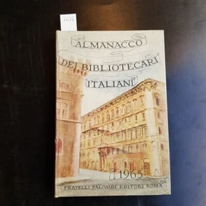  Almanacco dei bibliotecari italiani.. Roma, Palombi, 1965. - Picture 1 of 1