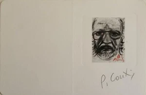 CONTI PRIMO (Firenze, 1900-Fiesole, 1988) LA COLLEZIONE DEGLI AUTORITRATTI FIRM - Imagen 1 de 2