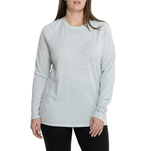 Top SmartWool Clásico Térmico Capa Base Crew Para Mujer (Talla 2X) Invierno Cielo - Imagen 1 de 5