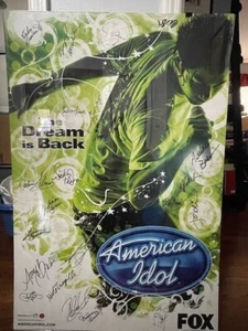 Rare 2007 AMERICAN IDOL SIGNED Season 6 POSTER Jordin Sparks Sanjaya Lewis 1/1 - Bild 1 von 15