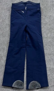 vintage SKYR WOMEN'S WOOL SOFTSHELL SNOW SKI PANT Stretch Blue sz 28 x 28 pants - Picture 1 of 11