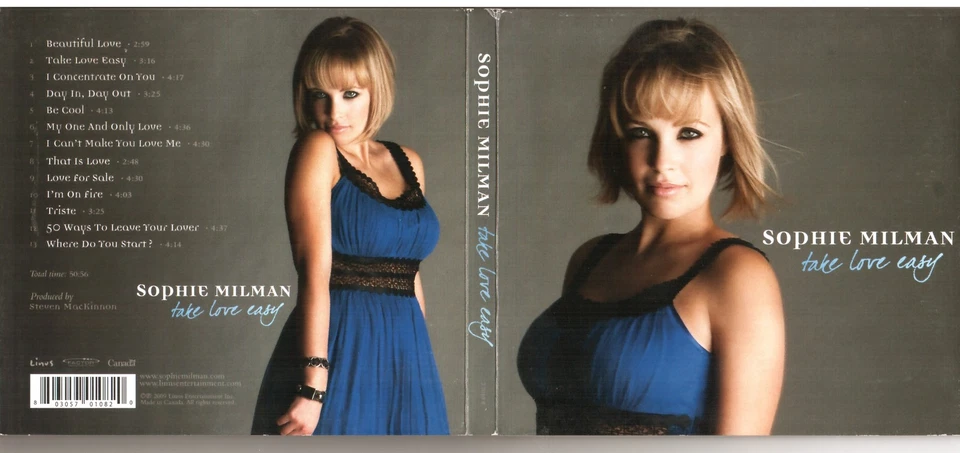 Sophie Milman Take Love Easy tri-fold digipak CD First Press 2009 Linus Canada - Image 1 of 1